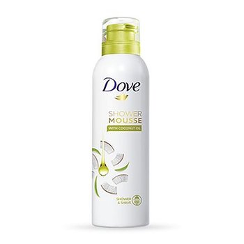 Dove, Shower Mousse, mus do mycia ciała z olejkiem kokosowym, 200 ml - Dove