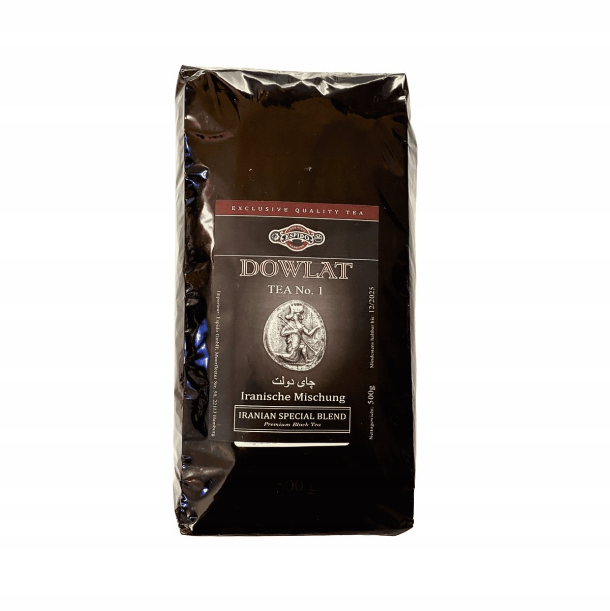 Dowlat tea Iranian loose leaf Tea no.1 500g soft packaging - Dowlat ...