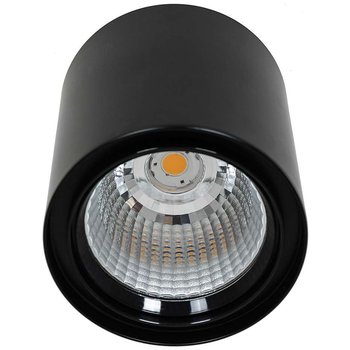 Downlight LAMPA sufitowa LUNA WG-706R/BK-WW/70 Italux metalowa OPRAWA spot LED 40W 3000K tuba czarna - ITALUX