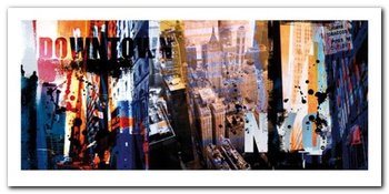 Downtown Nyc plakat obraz 100x50cm - Wizard+Genius