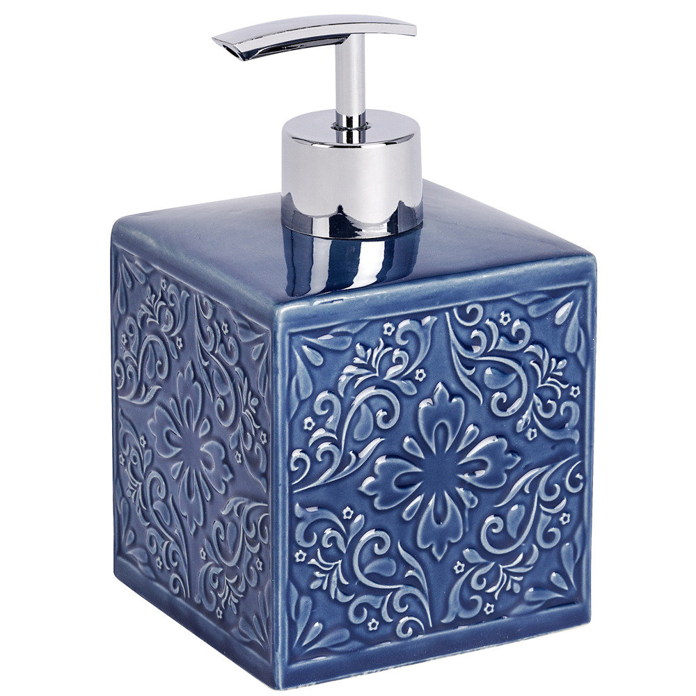 Dozownik do mydła w płynie lub żelu WENKO Cordoba Dark Blue, 500 ml