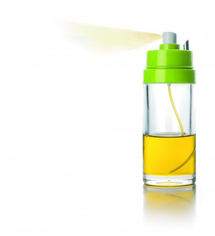 Dozownik i rozpylacz do oliwy IBILI, zielony, 200 ml
