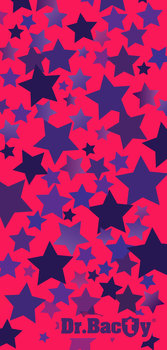 Dr.Bacty, Ręcznik Stars L, 60x130 cm - Dr.Bacty