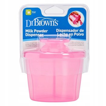 Dr Brown's Pojemnik na mleko w proszku różowy - Dr Brown's