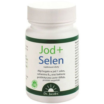 Dr. Jacob's, suplement diety Jod + Selen, 90 kapsułek - Dr.Jacob's
