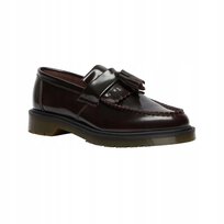 DR MARTENS MOKASYNY MĘSKIE BORDOWE ZE SKÓRY NATURALNEJ Z FRĘDZLAMI 39 U2A Dr. Martens