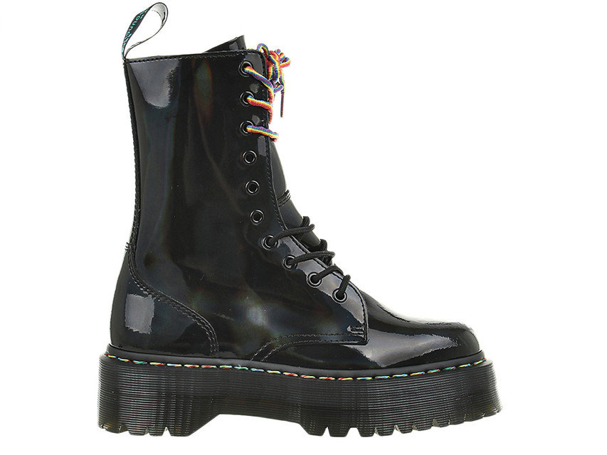 dr martens jadon black rainbow