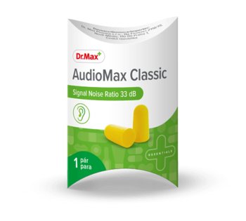 Dr Max AudioMax Classic, Stopery do uszu, 2 szt. - Dr. Max Pharma