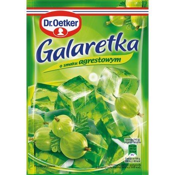 Dr. Oetker Galaretka o smaku agrestowym 72 g - Inna marka