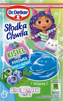 Dr. Oetker Kisiel Koci Domek Gabi Słodka Chwila smak borówka 29g - Dr. Oetker