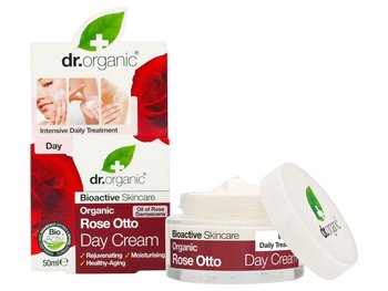 Dr. Organic Bioactive Skincare, krem na dzień z olejkiem różanym, 50 ml - Dr.Organic