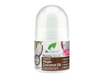 Dr. Organic, dezodorant w kulce z olejem kokosowym, 50 ml - Dr.Organic