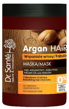 Dr. Sante, Argan Hair, maska odbudowująca do włosów uszkodzonych, 1000 ml - Dr. Sante