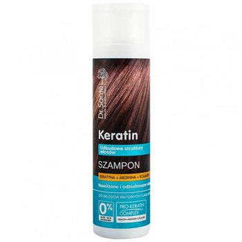 Dr. Sante, Keratin Hair, szampon odbudowujący do włosów łamliwych i matowych, 250 ml - Dr. Sante