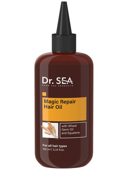 Dr.Sea  Naprawczy olejek do włosów z olejkiem z kiełków pszenicy i skwalanem, 100ml - Dr. Sea