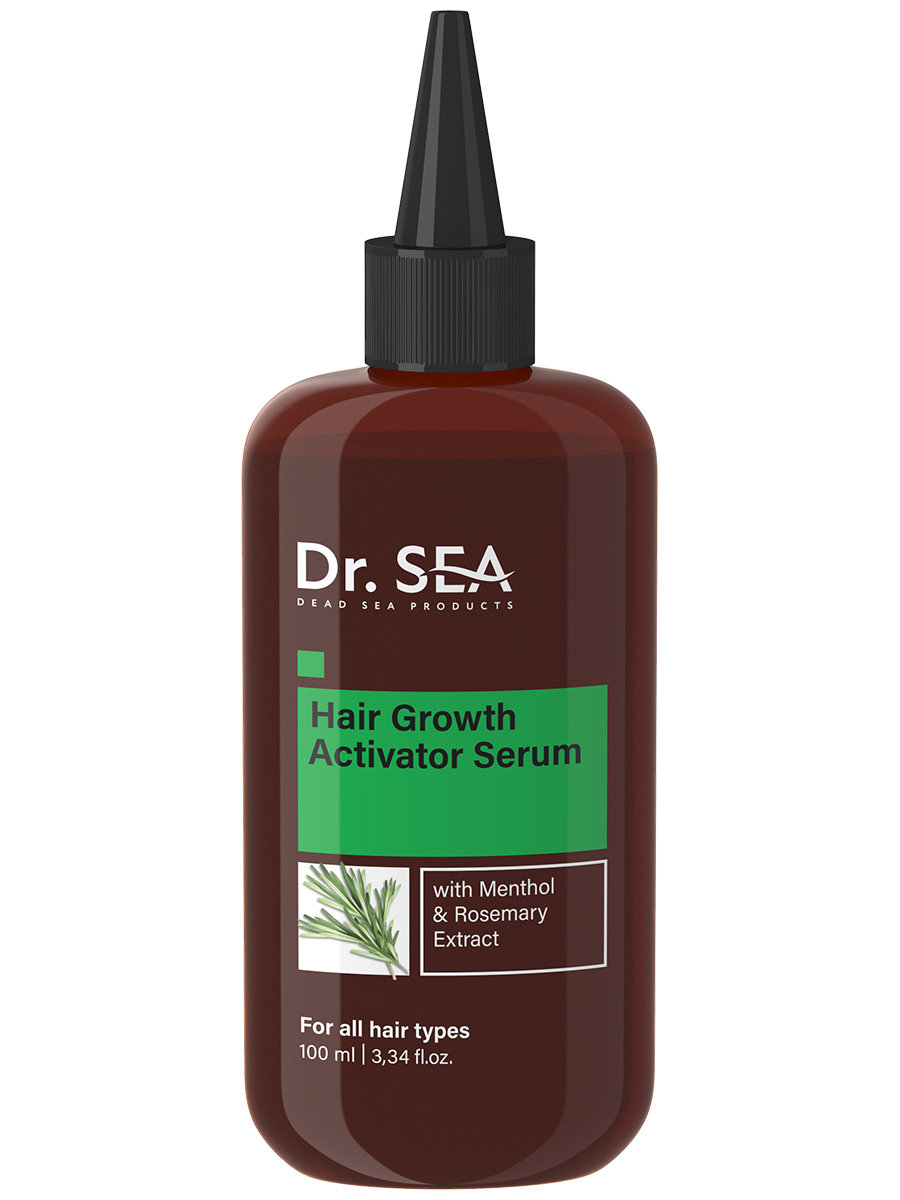 Dr.Sea Serum aktywujące wzrost włosów z mentolem i ekstraktem z ...