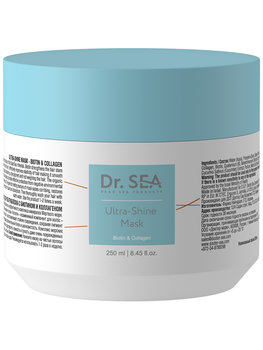Dr.Sea Ultrapołysk - maska do włosów z biotyną i kolagenem, 250ml - Dr. Sea