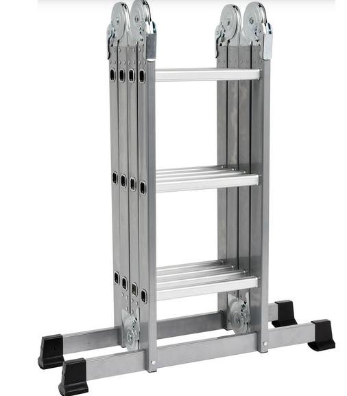 Drabina aluminiowa wielofunkcyjna TOYA, 4 x 3 stopnie