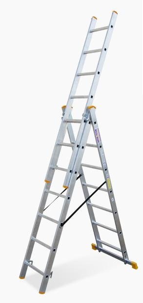 Drabina BAYERSYSTEM, 3x11 stopni