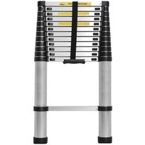 Drabina Teleskopowa, Aluminiowa, 3 Rozmiary-4,1 Metrowy