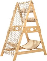 Drabinka Wspinaczkowa Dla Kota Z Drapakiem I Hamakiem Zabawka