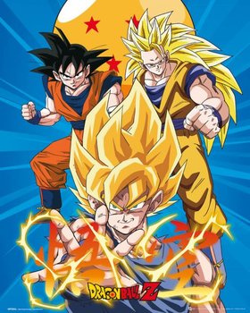 Dragon Ball Z 3 Gokus - plakat filmowy 40x50 cm - GBeye