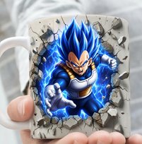 Dragon Ball z Vegeta prezent dla fana kubek 3d gadzet manga anime