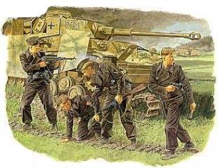 Dragon, figurki Survivors Panzer Crew Kursk 1943, 4 szt. - DRAGON