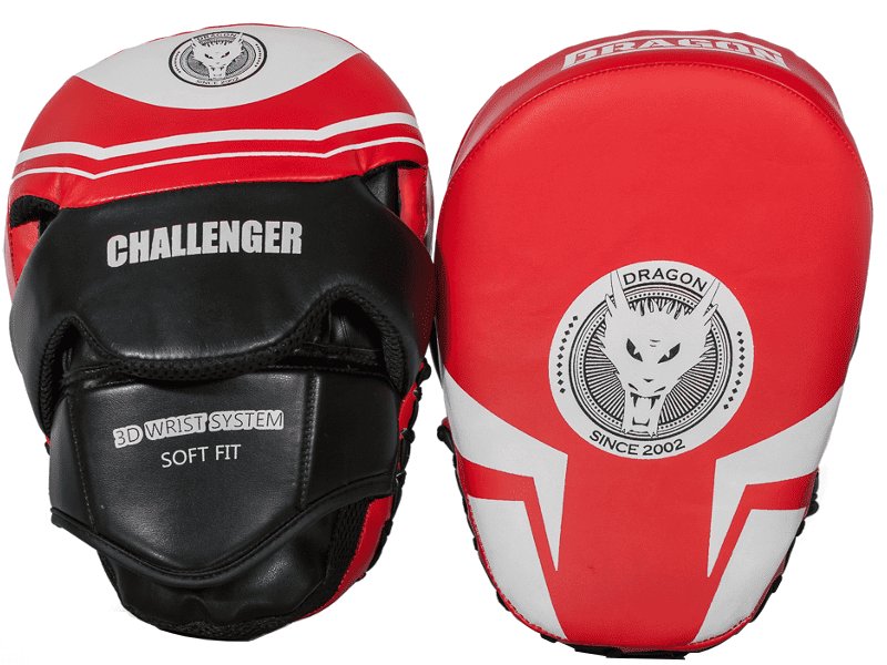DRAGON SPORTS, Łapy treningowe Challenger 304965, czerwony