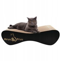 Drapak Dla Kota Kartonowy Duży Mruu&Pruu 70X23X24 Cm Czarny