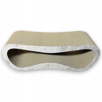 Drapak niski, legowisko do drapania Mruu&Pruu LEON 78 cm SZARY BETON DUŻY