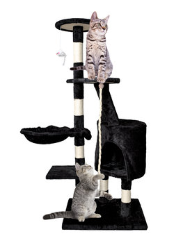 Drapak wieża dla kota MALATEC, czarny, 118 cm - Malatec