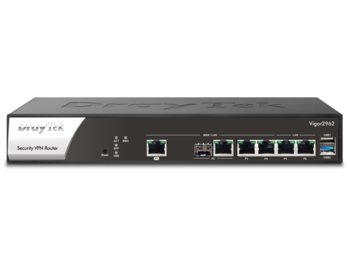 DrayTek Vigor 2962 2x WAN, 1x slot SFP, 4x Gigabit LAN (1x 2.5GbE), 200x VPN - DrayTek