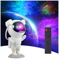 DreamCraft PROJEKTOR GWIAZD ASTRONAUTA DUŻY LED LAMPKA NOCNA 360