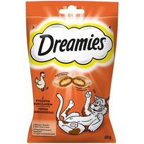 Dreamies przysmaki dla kota z kurczakiem 60g Dreamies