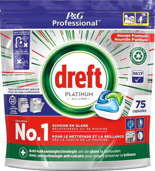 Dreft Platinum All In One Tabs 75Szt 1,1Kg - Inna marka