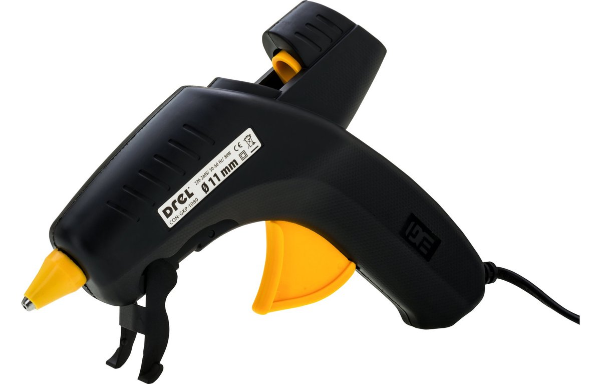 DREL Pistolet do kleju 11.2 mm 80W do klejenia na gorąco