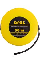 DREL Taśma miernicza stalowa 50 m 10 mm geodezyjna DREL