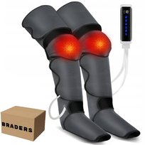 Drenaż Limfatyczny Nóg Masażer - Urządzenie Uciskowe z Funkcją Podgrzewania BRADERS