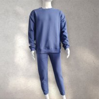 Dres basic z naszywką - indygo XL