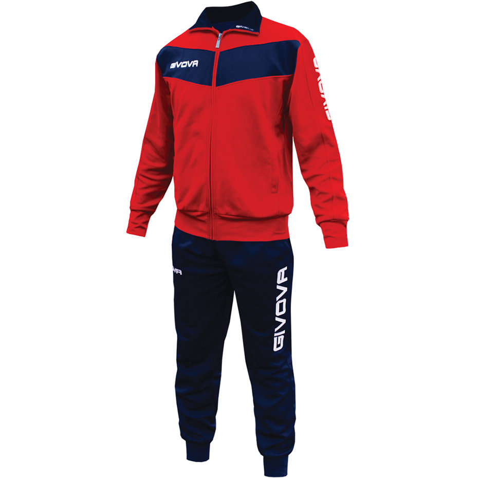 Givova Dres Givova Tuta Visa czerwono-granatowy TR018 1204