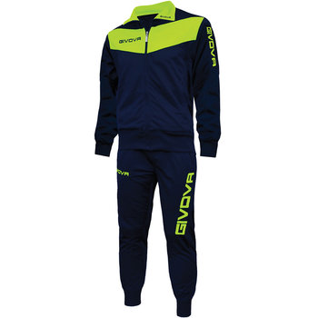 Dres Givova Tuta Visa Fluo granatowo-żółty TR018F 0419 - Givova