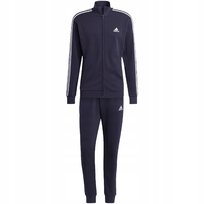 Dres męski adidas Basic 3-Stripes French Terry granatowy IC6765 S Adidas