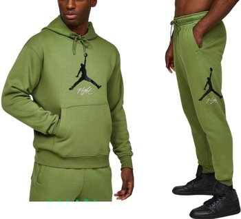 Dres Nike Jordan Męski Bawełniany r. S Komplet Bluza i Spodnie Ocieplany - Nike
