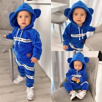 Dres welurowy Synek Mamusi rozmiar 98 Wings Designe