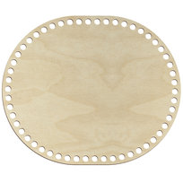 Drewniana Baza ze Sklejki 30x25cm do Szydełkowania Koszyka Podstawa Torebki