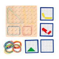 Drewniana Gra Odtwórz Kształt Z Obrazka