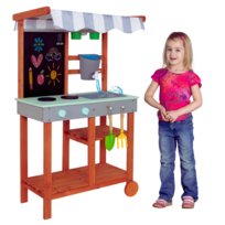 Drewniana Kuchania Błotna Do Ogrodu Piasku Piaskownica Dla Dzieci Letnia