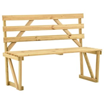 Drewniana ławka ogrodowa 120x50x90 cm, zielona / AAALOE - Inny producent