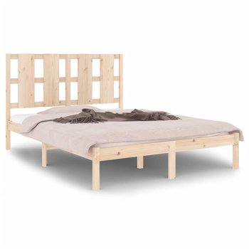 Drewniana rama łóżka 195,5x140,5x100cm - Zakito